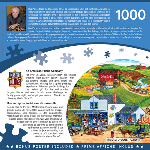 Masterpieces - Hometown Gallery McGiveny's Country Store Jigsaw Puzzle (1000 Pieces)