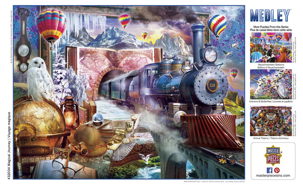 Masterpieces Puzzle Medley Magical Journey Ez Grip Puzzle 300 pieces