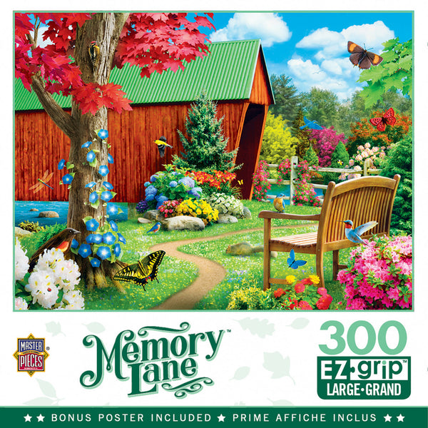 Masterpieces Puzzle Memory Lane Bridge of Hope Ez Grip Puzzle 300 pieces