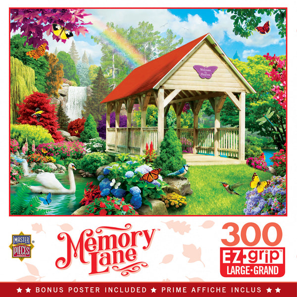 Masterpieces Puzzle Memory Lane Welcome to Heaven Ez Grip Puzzle 300 pieces