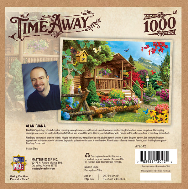 Masterpieces - Time Away Summerscape Jigsaw Puzzle (1000 Pieces)