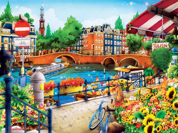 Masterpieces Puzzle Travel Diary Amsterdam Puzzle 550 pieces