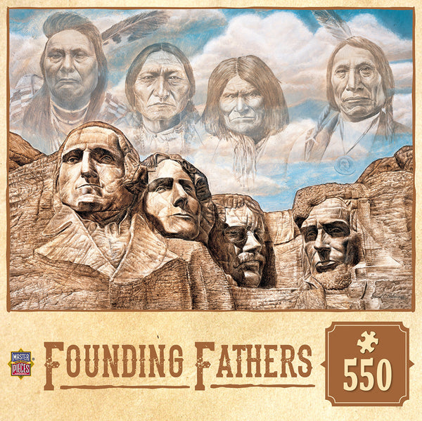 Masterpieces Puzzle Tribal Spirit Founding Fathers Puzzle 550 pieces