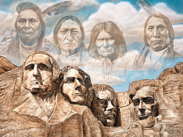 Masterpieces Puzzle Tribal Spirit Founding Fathers Puzzle 550 pieces