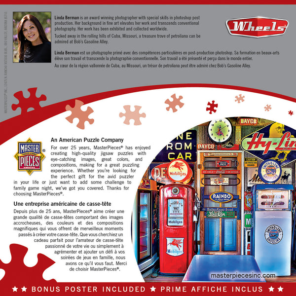 Masterpieces Puzzle Wheels Classic Gas Puzzle 750 pieces