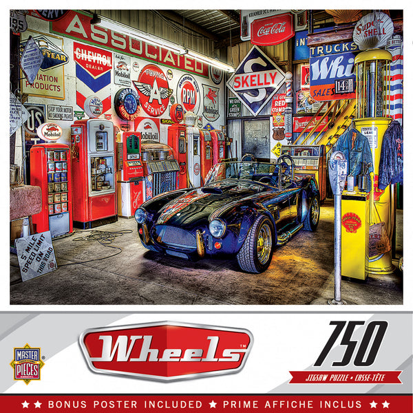 Masterpieces Puzzle Wheels Jewel of the Garage Puzzle 750 pieces
