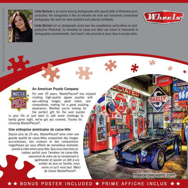 Masterpieces Puzzle Wheels Jewel of the Garage Puzzle 750 pieces