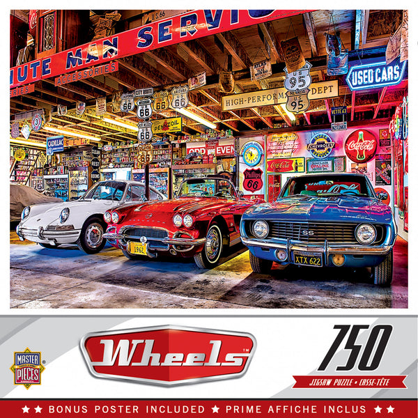 Masterpieces Puzzle Wheels Triple Threat Puzzle 750 pieces