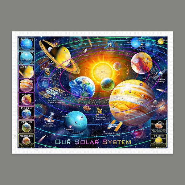 Pintoo - Solar System Plastic by Adrian Chesterman Jigsaw Puzzle (1200 Pieces)