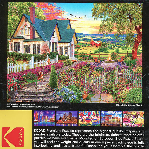 Kodak Premium Puzzles - Hill Top View by David Maclean Jigsaw Puzzle (1000 pieces)