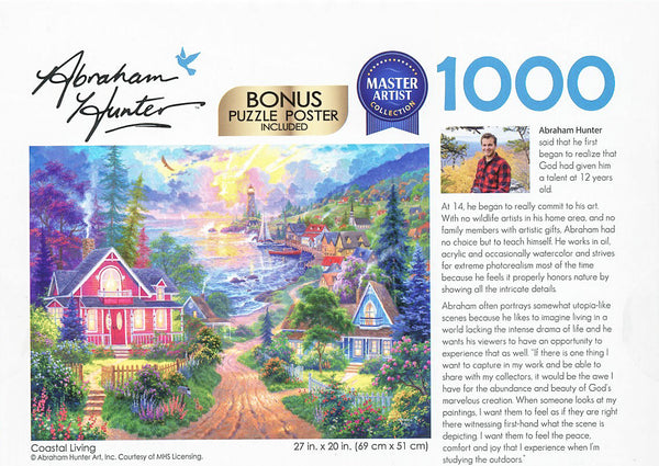 Cra-Z-Art - Master Artist Collection - Abraham Hunter - Coastal Living Jigsaw Puzzle (1000 Pieces)