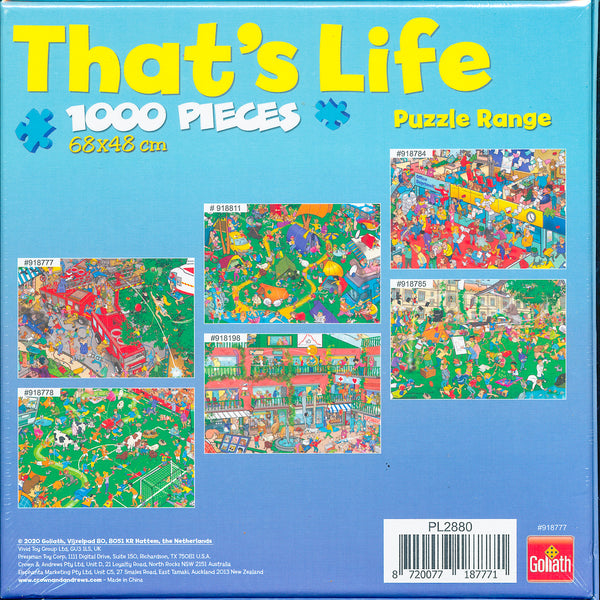 Goliath Games - That's Life - Fire Brigade Jigsaw Puzzle (1000 Pieces)