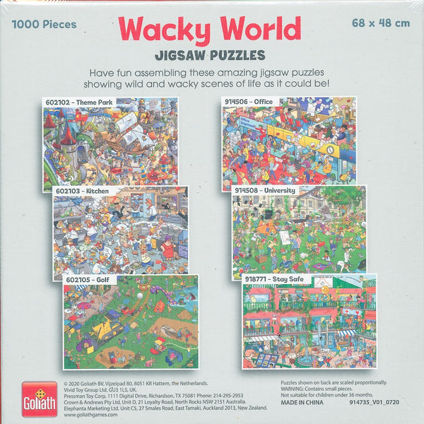 Wacky World - Stay Safe 1000 Piece Jigsaw Puzzle