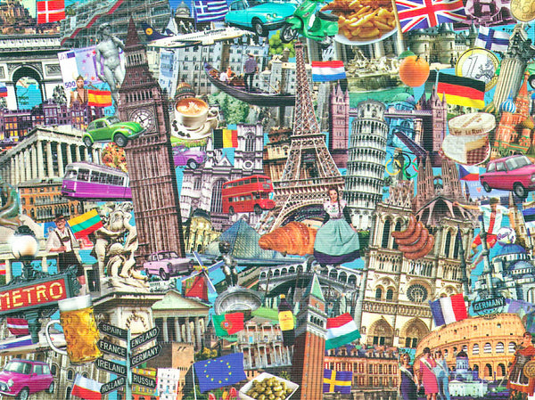 Arrow Puzzles - Addington Series - European Collage - 1000 Pieces