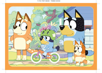 Ravensburger - Bluey Gotta Be Done! Puzzle 4 x 42 pieces Jigsaw Puzzle (168 Pieces)