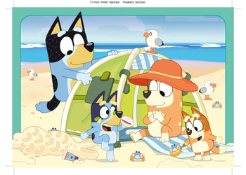 Ravensburger - Bluey Gotta Be Done! Puzzle 4 x 42 pieces Jigsaw Puzzle (168 Pieces)