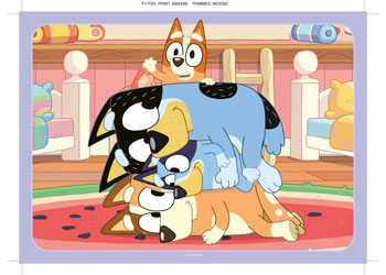 Ravensburger - Bluey Gotta Be Done! Puzzle 4 x 42 pieces Jigsaw Puzzle (168 Pieces)