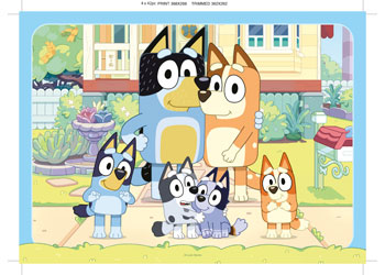 Ravensburger - Bluey Gotta Be Done! Puzzle 4 x 42 pieces Jigsaw Puzzle (168 Pieces)