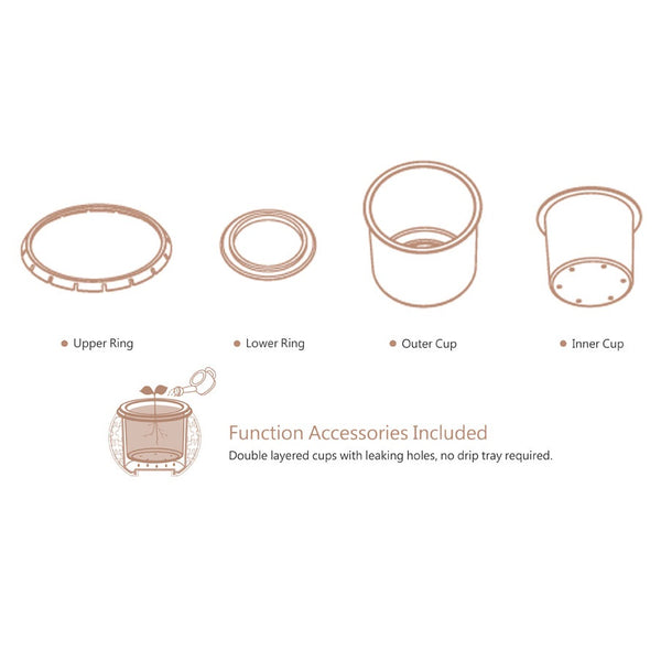 Pintoo - Flowerpot Retro Tiles Jigsaw Puzzle (80 Pieces)