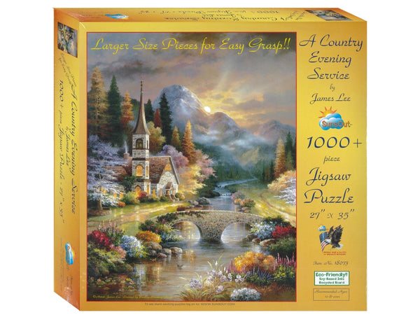 Sunsout A Country Service 1000XL Piece Jigsaws Puzzle