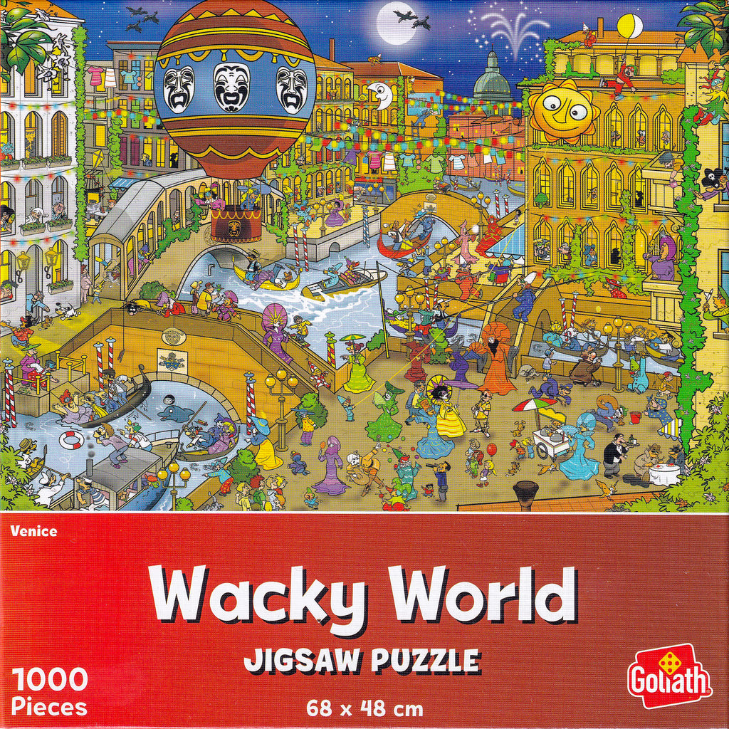 Puzzle wacky world garage 1000 peças
