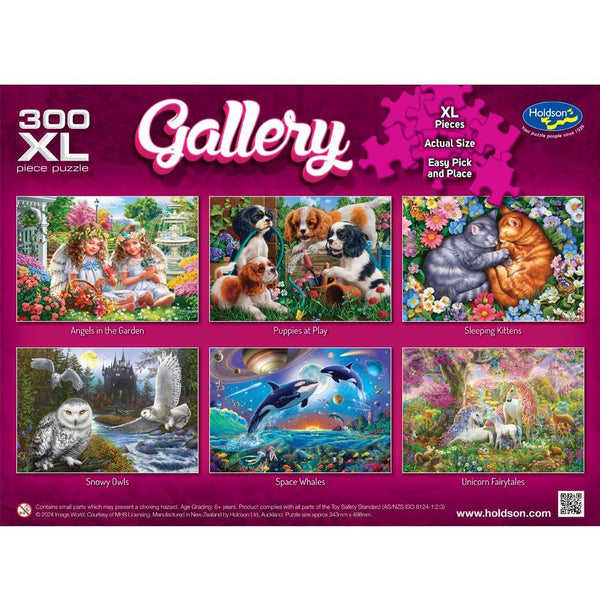 Holdson - Gallery Series 10 - Puppies at Play XL Jigsaw Puzzle (300 Pieces)