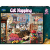 Holdson - Cat Napping - Antique Shop Cat Jigsaw Puzzle (1000 Pieces)