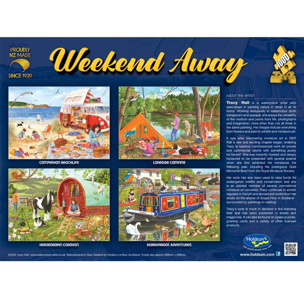 Holdson - Weekend Away - Campervan Beachlife Jigsaw Puzzle (1000 Pieces)