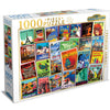 Harlington - Travel Stamp Fun Jigsaw Puzzle (1000 Pieces)