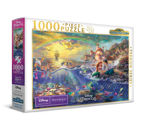 Harlington - Thomas Kinkade - Disney - The Little Mermaid Jigsaw Puzzle (1000 Pieces)