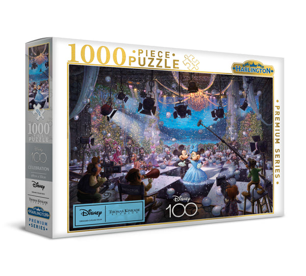 Harlington - Thomas Kinkade - Disney - 100th Celebration Jigsaw Puzzle (1000 Pieces)