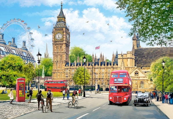 Castorland - Busy Morning In London Jigsaw Puzzle (1000 Pieces)