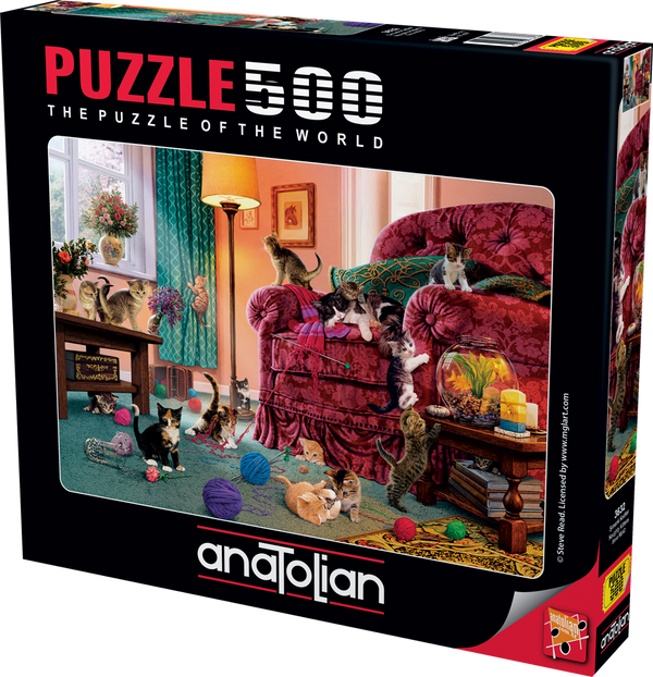 Anatolian - Naughty Kittens Jigsaw Puzzle (500 Pieces)