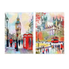 Famous Landmark Water Colour - Lavish London Jigsaw Puzzle Double-Sided (500 Pieces)