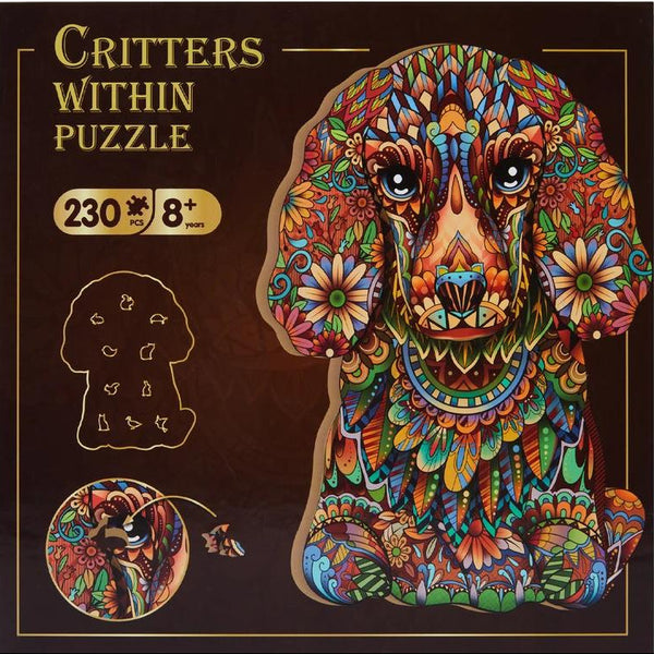 Critters Within Jigsaw Puzzle - Dog (230 Pieces)