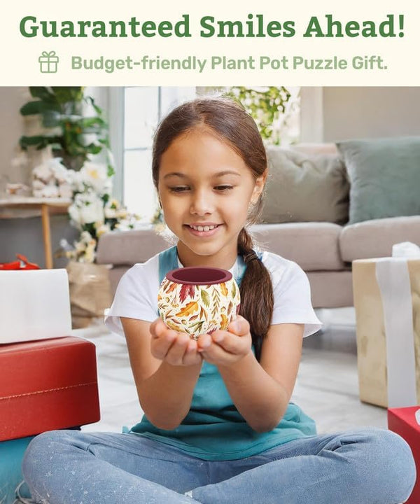 Pintoo - PieceRelax - Flowerpot Hello Pumpkin Season 3D Plastic Jigsaw Puzzle (80 Pieces)