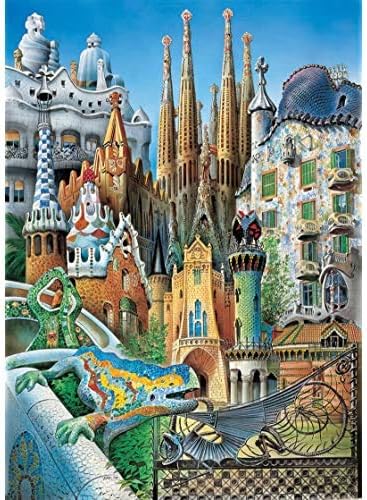 Educa - Miniature Gaudi Collage Jigsaw Puzzle (1000 Pieces)