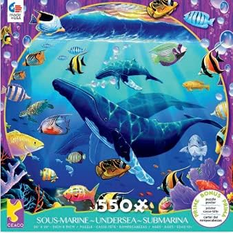 Ceaco - Undersea - Humpback Paradise by Jeff Wilkie Jigsaw Puzzle (550 Pieces)