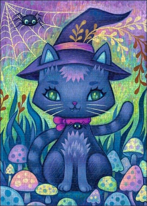 Heye - Dreaming Witch Cat Jigsaw Puzzle (1000 Pieces)