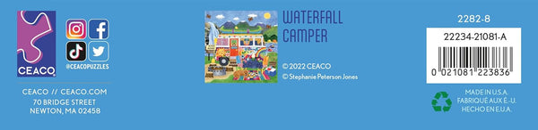 Ceaco - Happy Camper - Waterfall Camper - XL by Stephanie Peterson Jones Jigsaw Puzzle (300 Pieces)