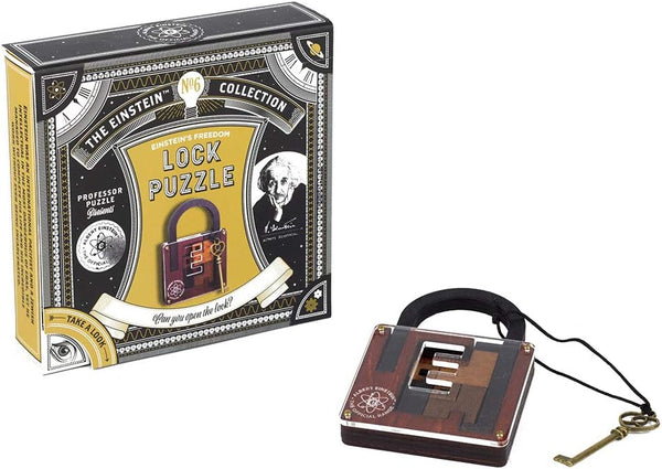 Professor Puzzle - Einstein's Lock Puzzle Jigsaw Puzzle