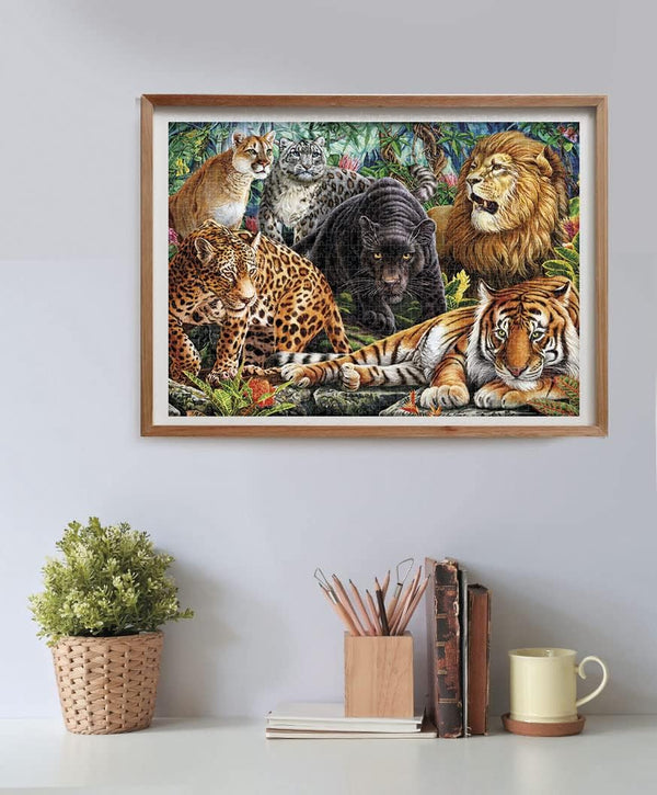 Clementoni - Wild Cats Jigsaw Puzzle (500 Pieces)