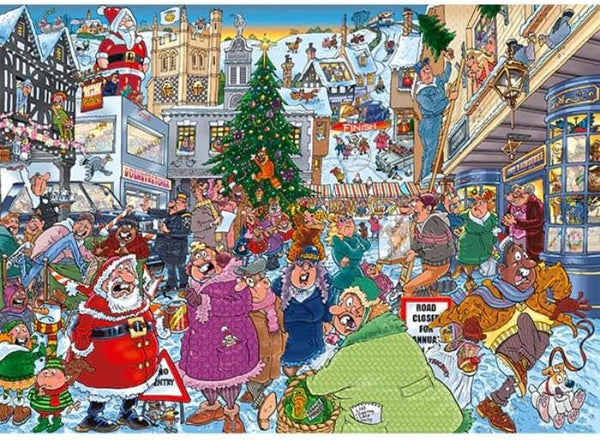 Holdson - Wasgij? Xmas 19 Santa Dash! Jigsaw Puzzle (1000 Pieces)