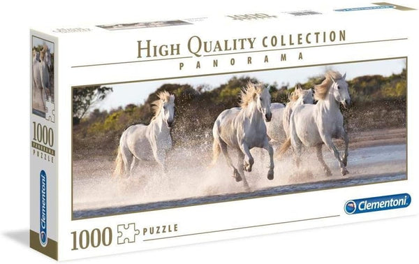 Clementoni - Running Horses Panorama Jigsaw Puzzle (1000 Pieces)