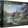 Harlington - Clocktower Cottage by Thomas Kinkade Jigsaw Puzzle (1000 Pieces)