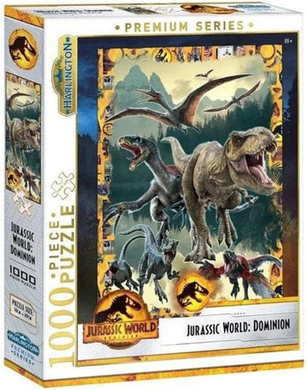 Harlington - Jurassic World: Dominion by Thomas Kinkade Jigsaw Puzzle (1000 Pieces)