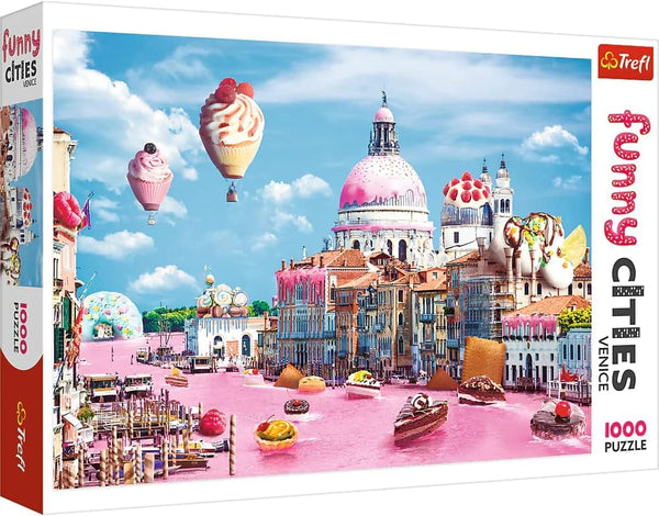 Trefl - Funny Cities, Sweets in Venice Jigsaw Puzzle (1000 Pieces)