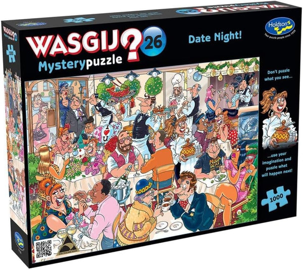 Holdson - Wasgij? Mystery 26 Date Night! Jigsaw Puzzle (1000 Pieces)