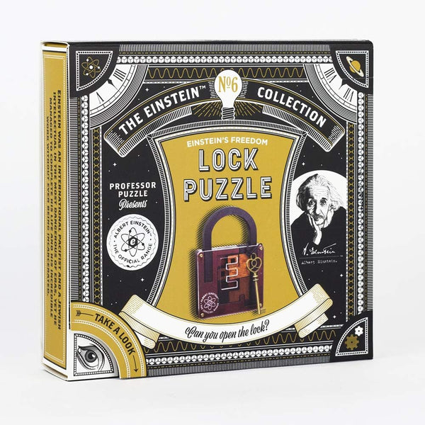 Professor Puzzle - Einstein's Lock Puzzle Jigsaw Puzzle