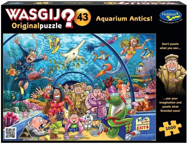 Holdson - Wasgij? Original 43 Aquarium Antics Jigsaw Puzzle (1000 Pieces)